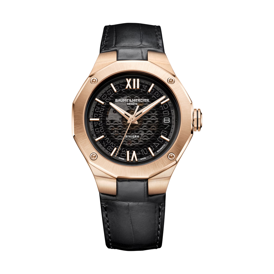 Baume &amp; Mercier Riviera 10787 Rose Gold Automatic Men’s Watch – 39MM