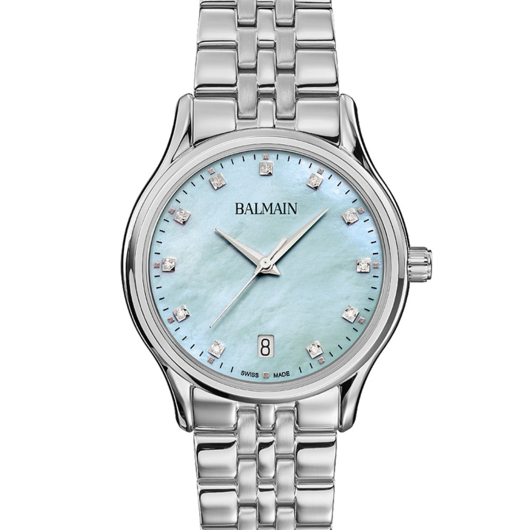Balmain Beleganza B83513376 Mint Mother-of-Pearl Dial Women&