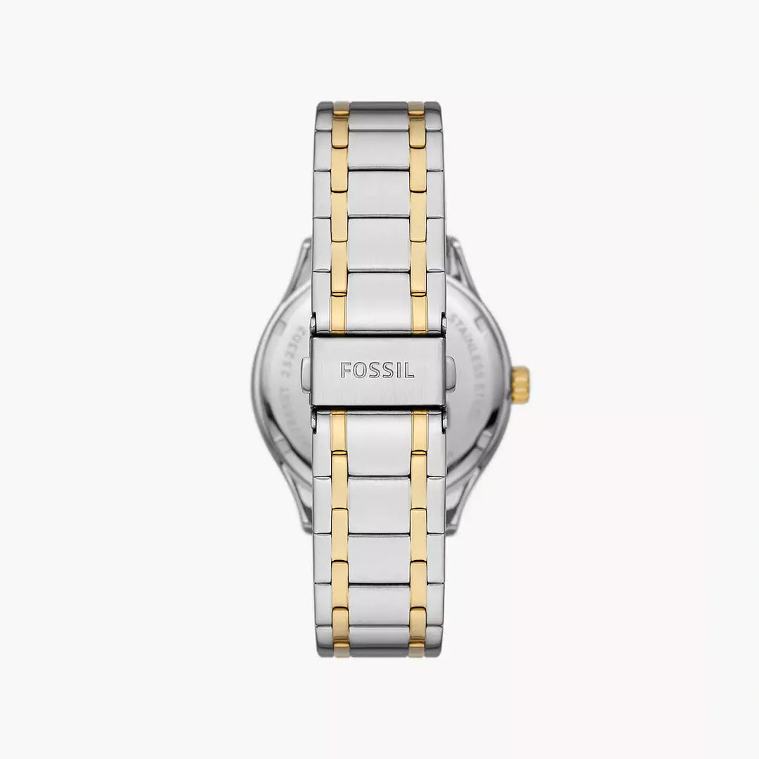 Fossil Fenmore Three-Hand Two-Tone Stainless Steel Watch And Strap Box Set