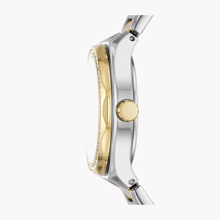 Fossil Eevie Three-Hand Date Two-Tone Stainless Steel Watch