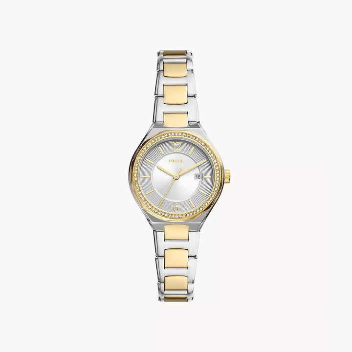 Fossil Eevie Three-Hand Date Two-Tone Stainless Steel Watch