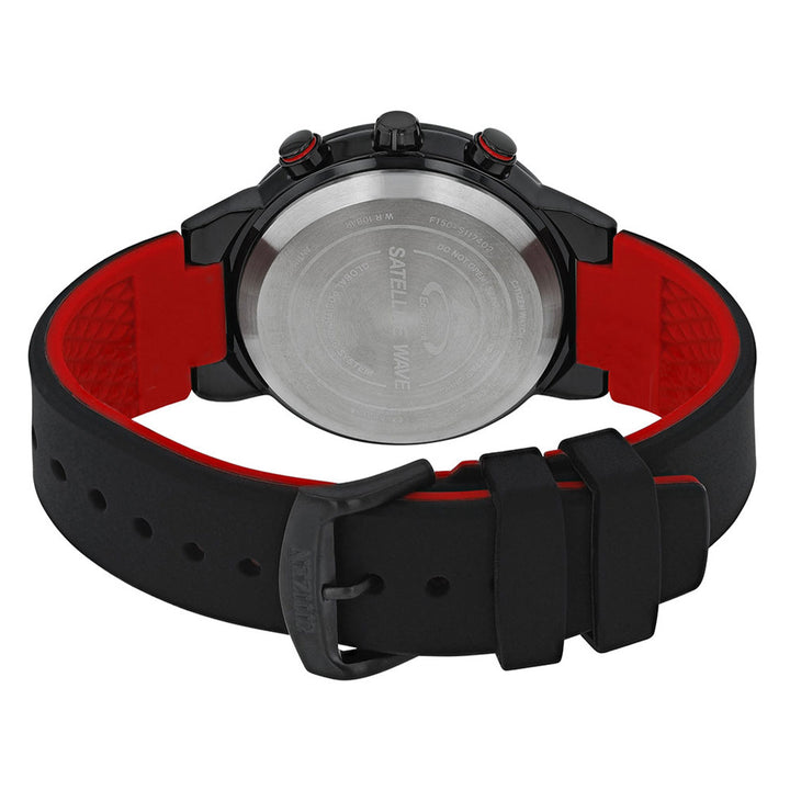 CITIZEN ECO-DRIVE GENTS WATCH BLACK DIAL - CC3079-11E