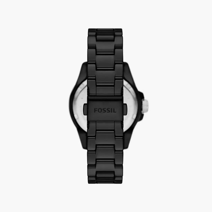 Fossil FB-01 Three-Hand Black Ceramic Watch