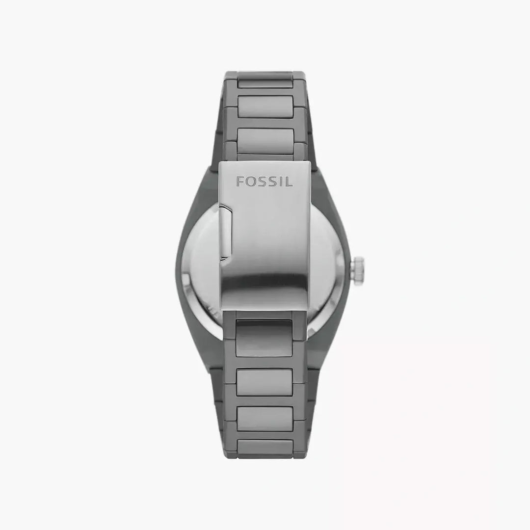 Fossil Everett Three-Hand Date Grey Ceramic Watch