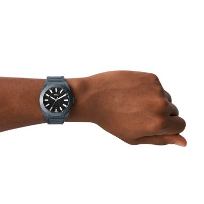 Fossil Everett Three-Hand Date Grey Ceramic Watch