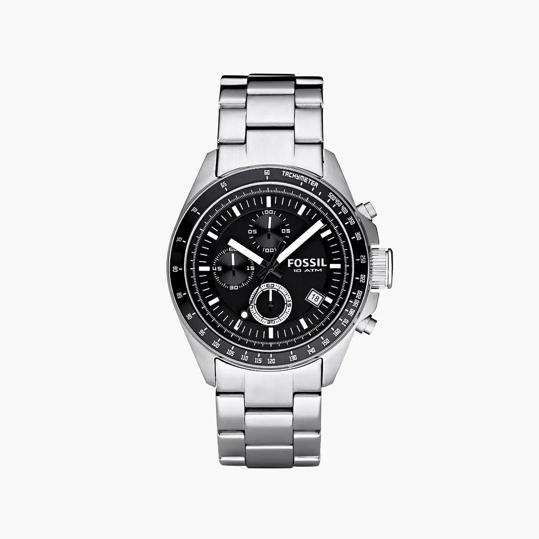 Fossil Decker Chronograph Stainless Steel Watch