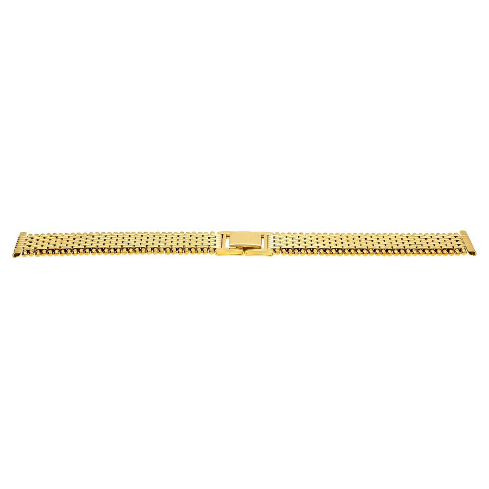 18 mm Golden Stainless Steel Straps for Men-CSF18400P/P