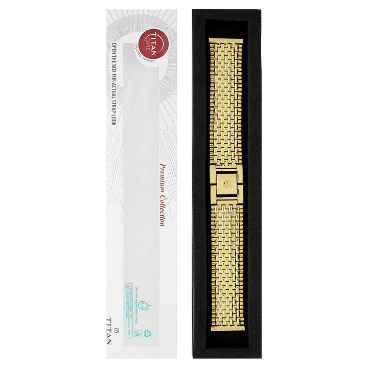 20 mm Golden Stainless Steel Straps for Men-CSF20507P/P