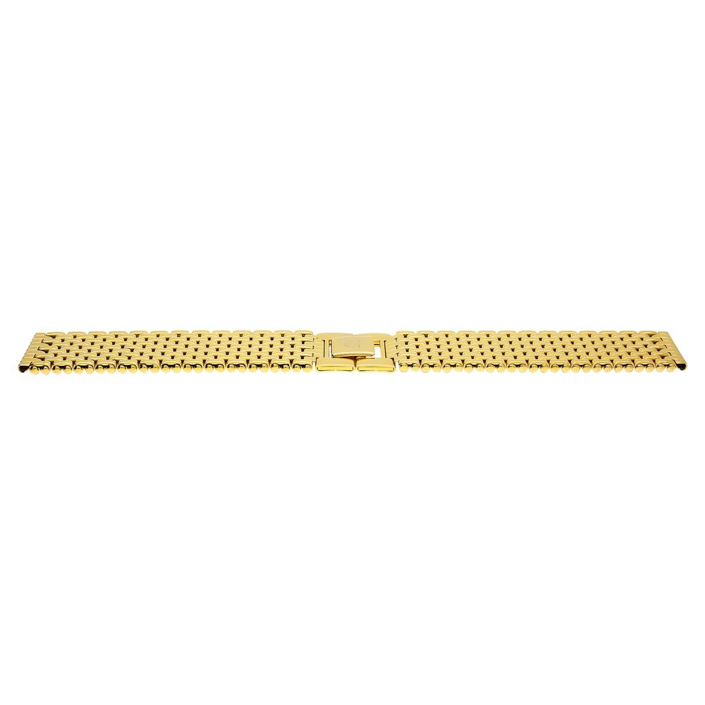 22 mm Golden Stainless Steel Straps for Men-CSF22181968P/P