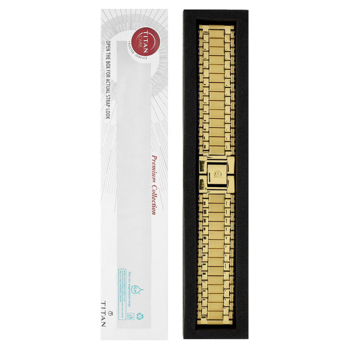 22 mm Golden Stainless Steel Straps for Men-CSF22181969P/P