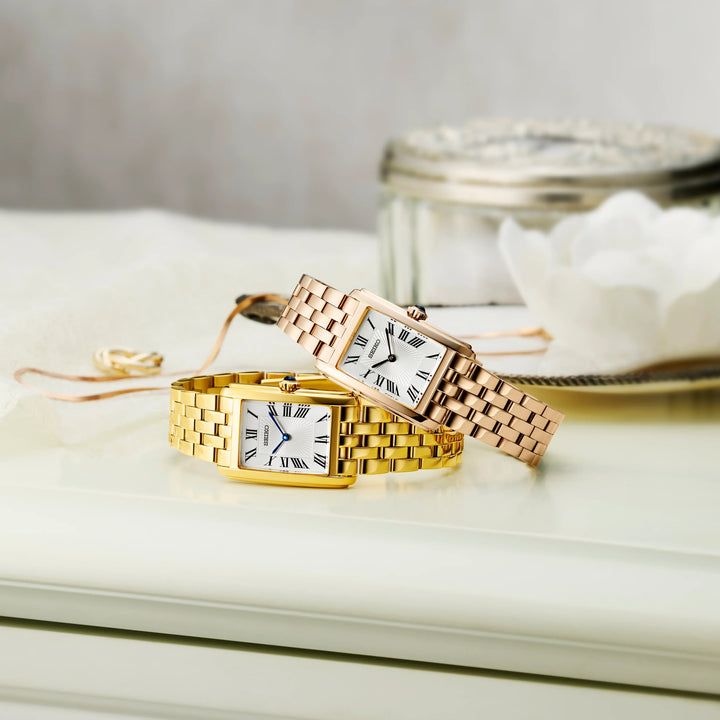 Seiko HGG001P1 White Dial Women&