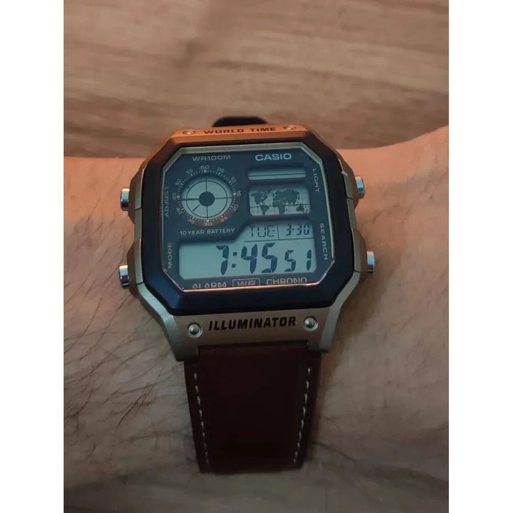 CASIO D383 CASIO YOUTH AE1200WHL-5AVDF Digital Watch (Unisex)