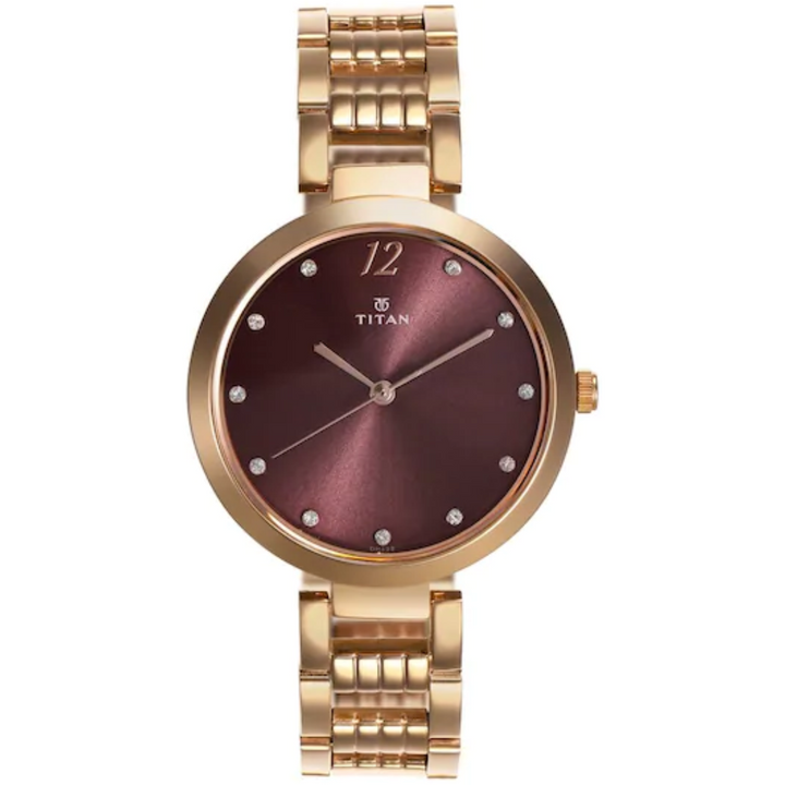 Titan Sparkle NU2480WM02 Purple Dial Women&