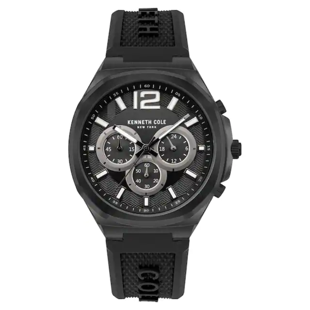 Kenneth Cole KCWGO2104904MN Black Dial Men&
