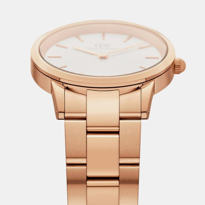 Daniel Wellington Iconic DW00100211K Rose Gold Dial Women&