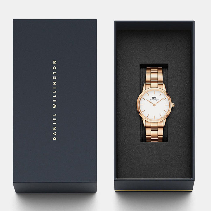 Daniel Wellington Iconic DW00100211K Rose Gold Dial Women&