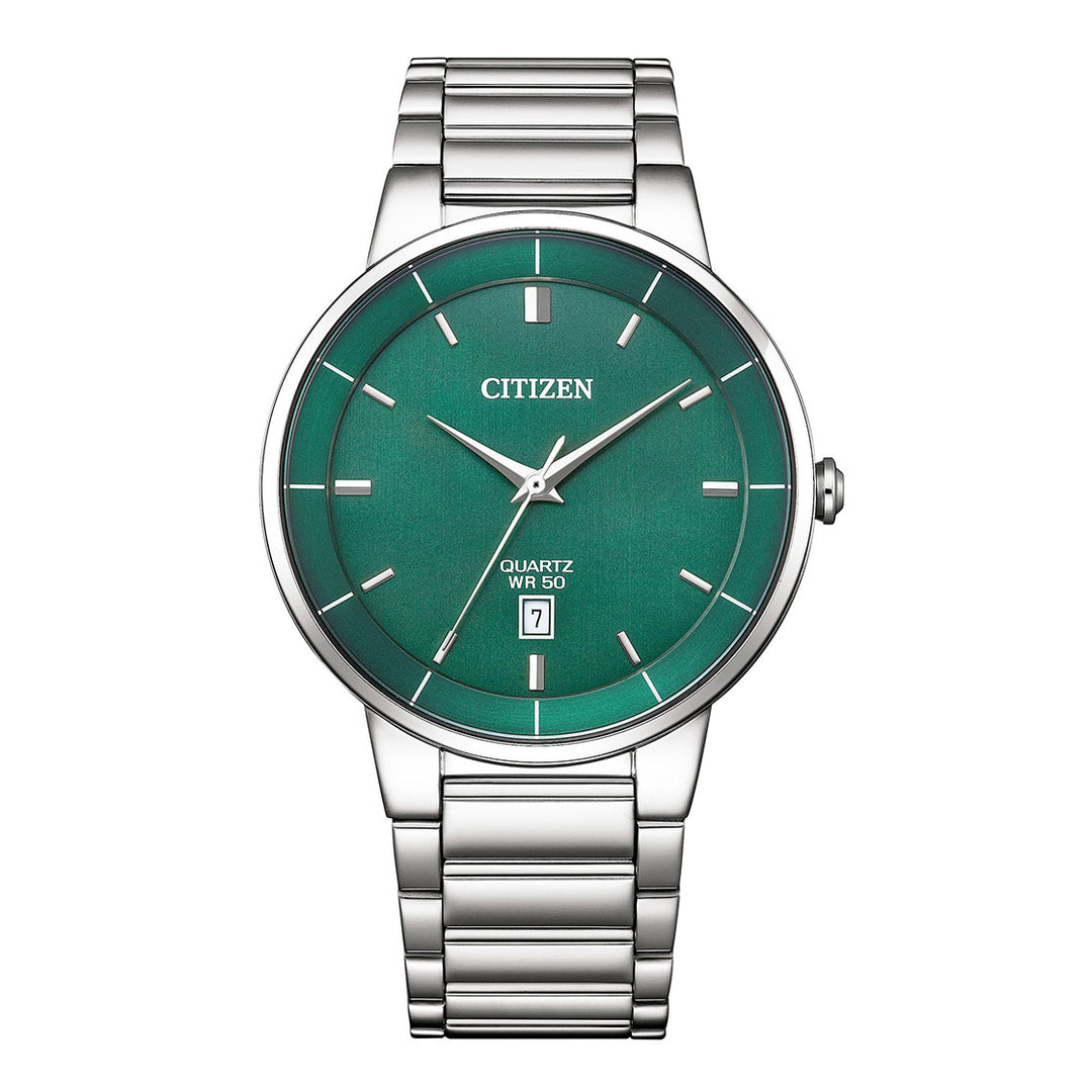 CITIZEN QUARTZ GENTS WATCH GREEN DIAL BI5120-51X – The Watch