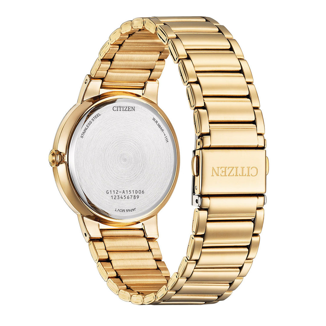 CITIZEN QUARTZ GENTS WATCH GREEN DIAL - BI5123-52X