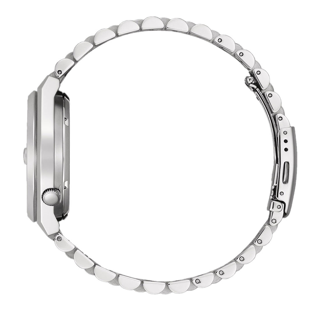 CITIZEN AUTOMATIC GENTS WATCH WHITE DIAL - NJ0150-81A