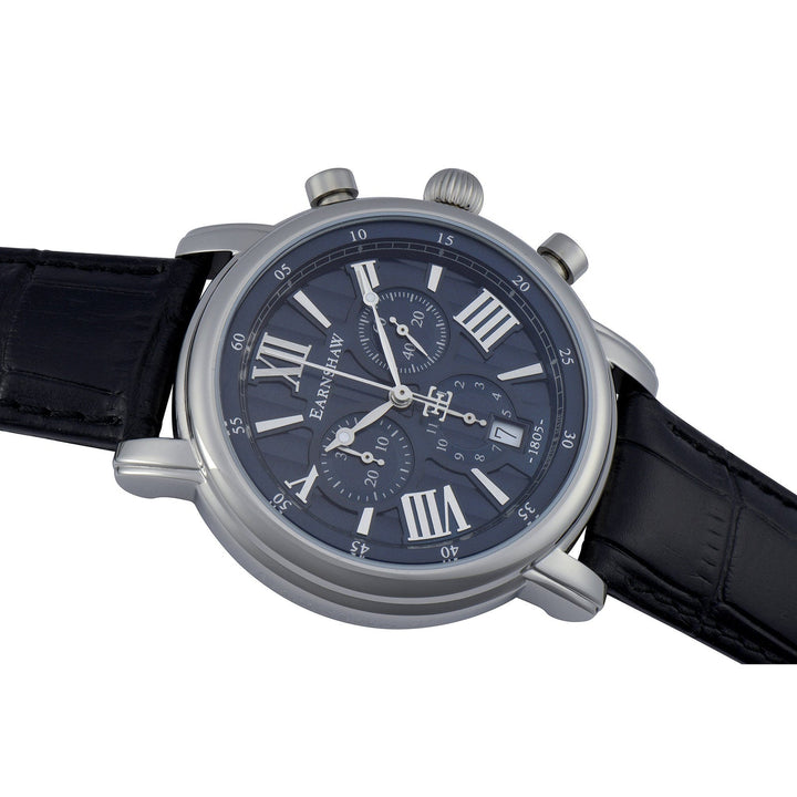 Earnshaw Swiss Made Longcase 43 Chronograph Regency Blue