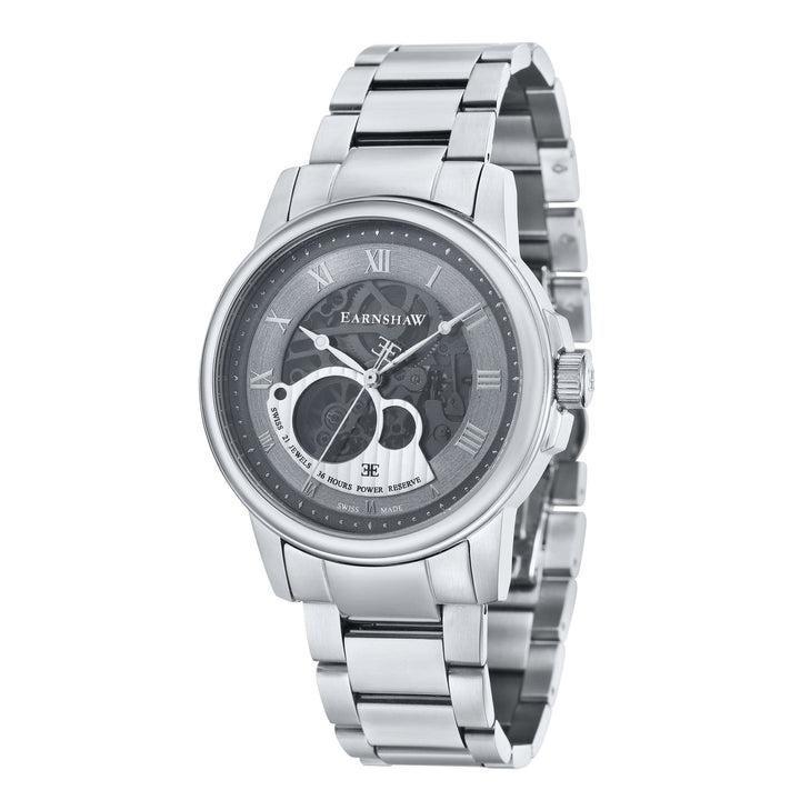 Earnshaw Beagle Skeleton Automatic Steel Grey