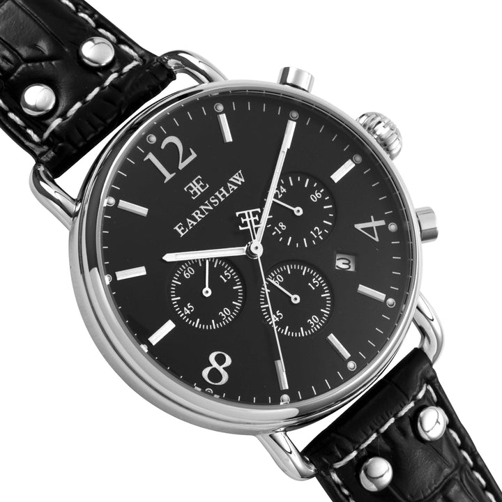 Earnshaw Investigator Chronograph Granite Black