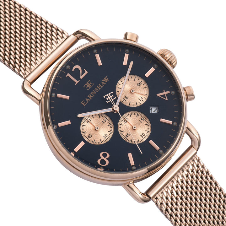 Earnshaw Investigator Chronograph Rose Gold