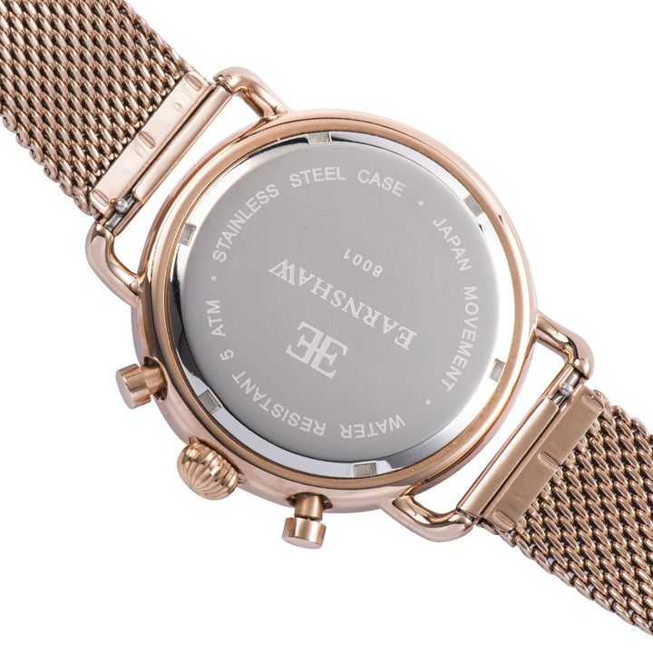 Earnshaw Investigator Chronograph Rose Gold
