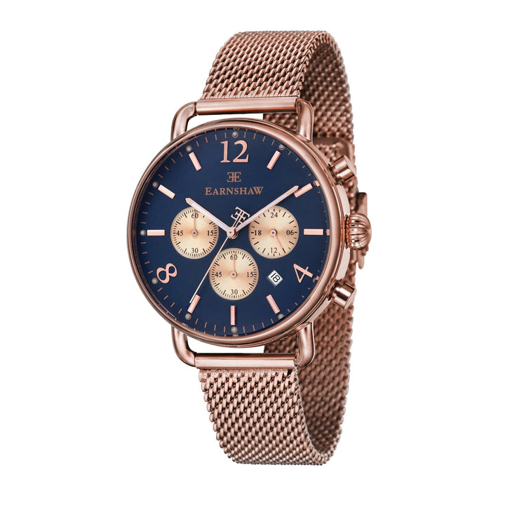 Earnshaw Investigator Chronograph Rose Gold