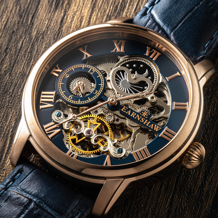 Earnshaw Blue Rose Gold