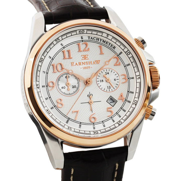 Earnshaw Commodore Chronograph Watches Classic Rose Gold