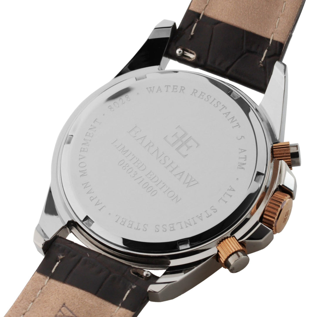 Earnshaw Commodore Chronograph Watches Classic Rose Gold