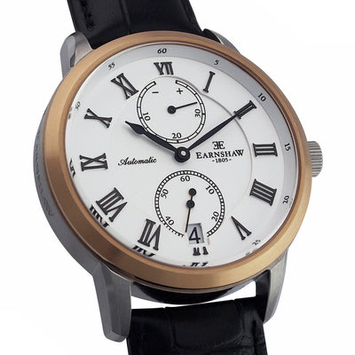 Earnshaw Chancery Watches Cream White