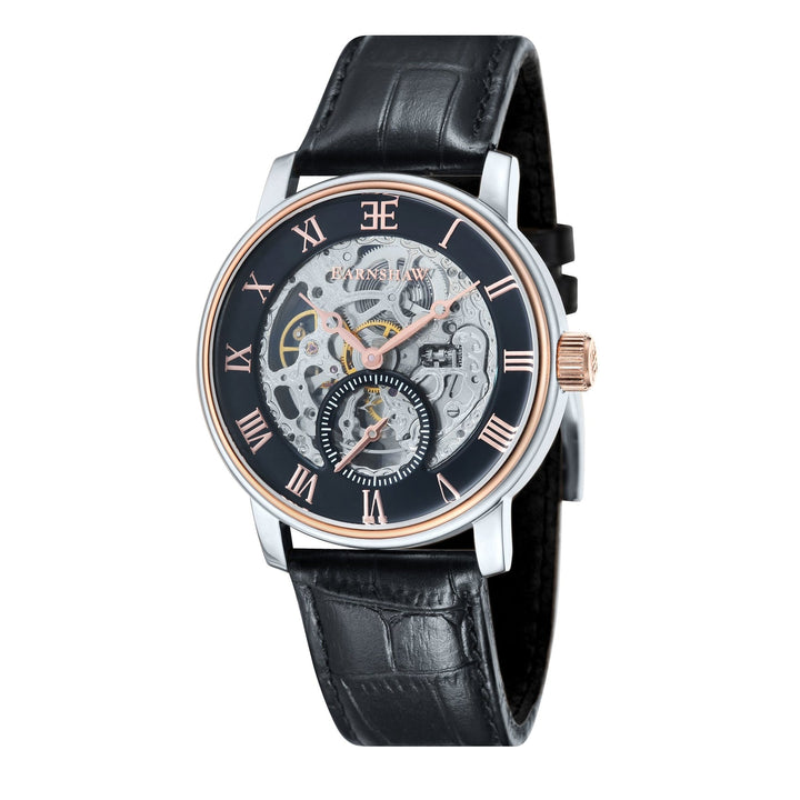 Earnshaw Westminster Skeleton Automatic Gold Black