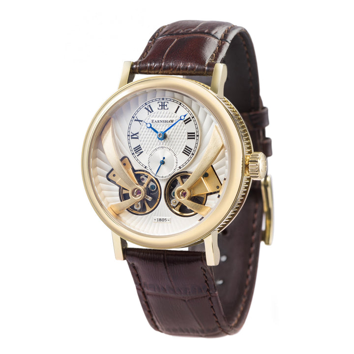 Earnshaw Beaufort Anatolia Double Barrel Automatic Flaxen Gold