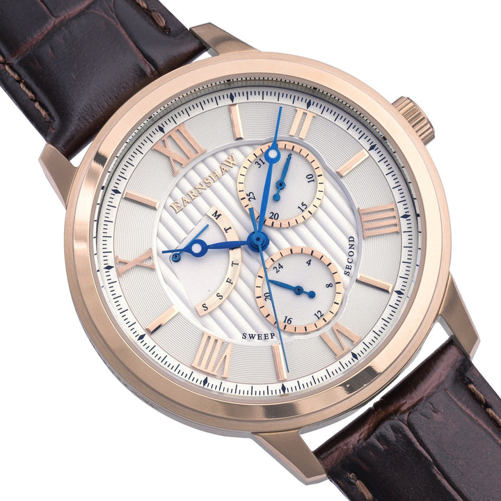 Earnshaw Cornwall Sweep Second Retrograde Watches Rose Gold