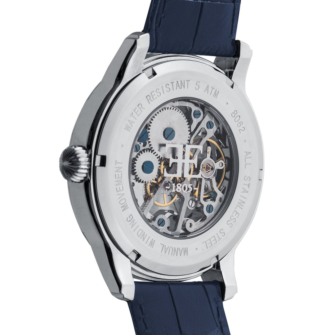Earnshaw Longitude Mechanical Skeleton Admiral Blue