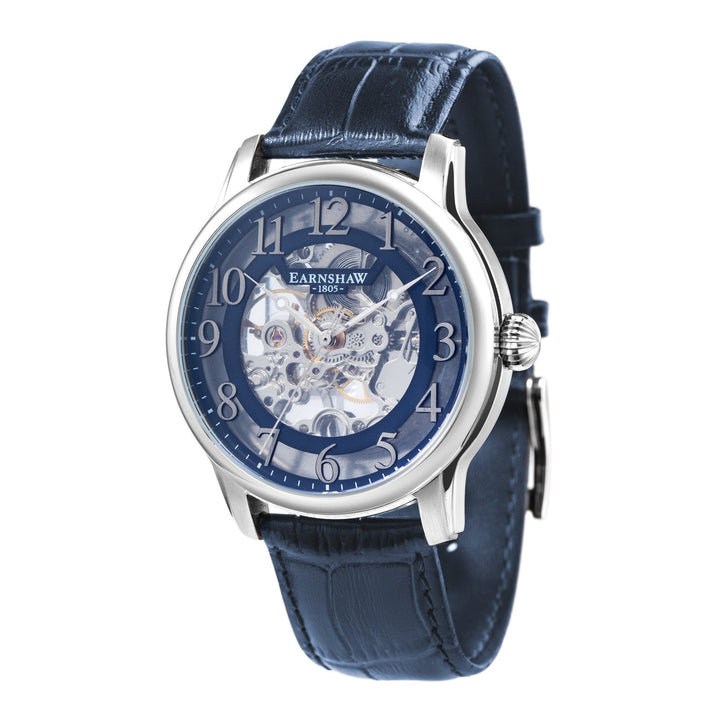 Earnshaw Longitude Mechanical Skeleton Admiral Blue