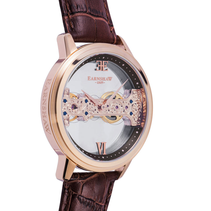 Earnshaw Cornwall Bridge Watches Rose Gold