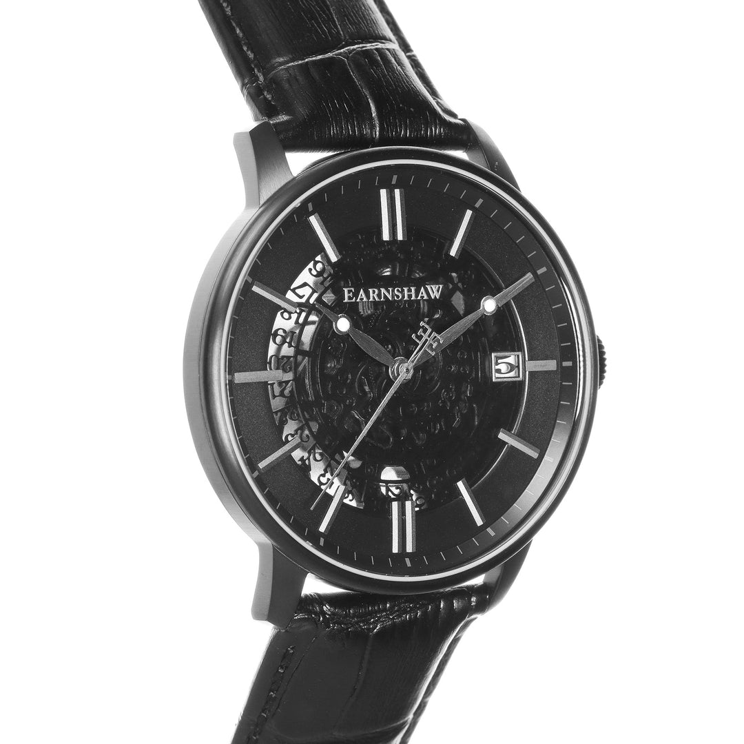 Earnshaw Vancouver Skeleton Automatic Sable Black
