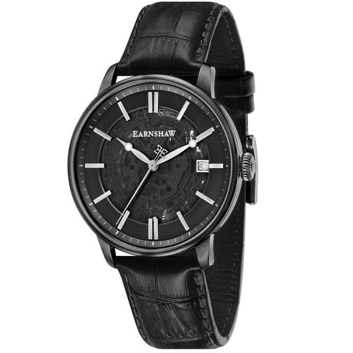 Earnshaw Vancouver Skeleton Automatic Sable Black