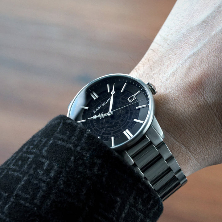 Earnshaw Vancouver Watches Pirate Black