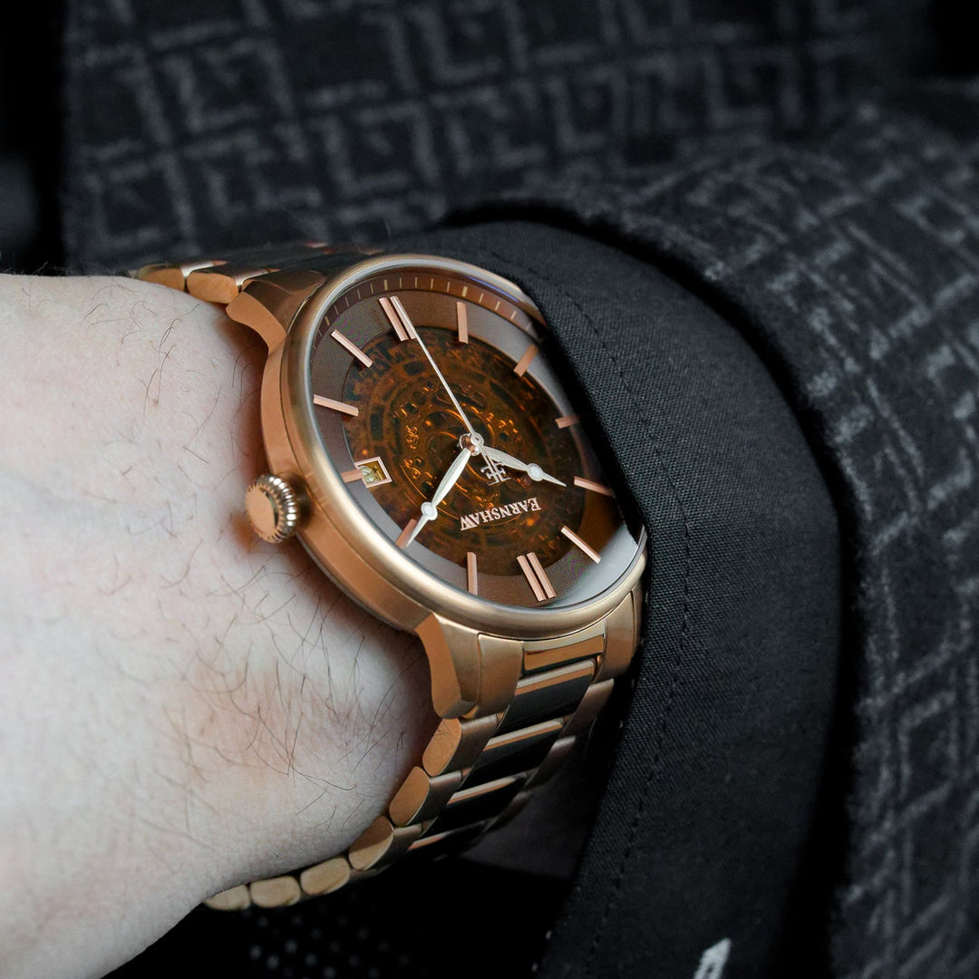 Earnshaw Vancouver Watches Rosy Brown