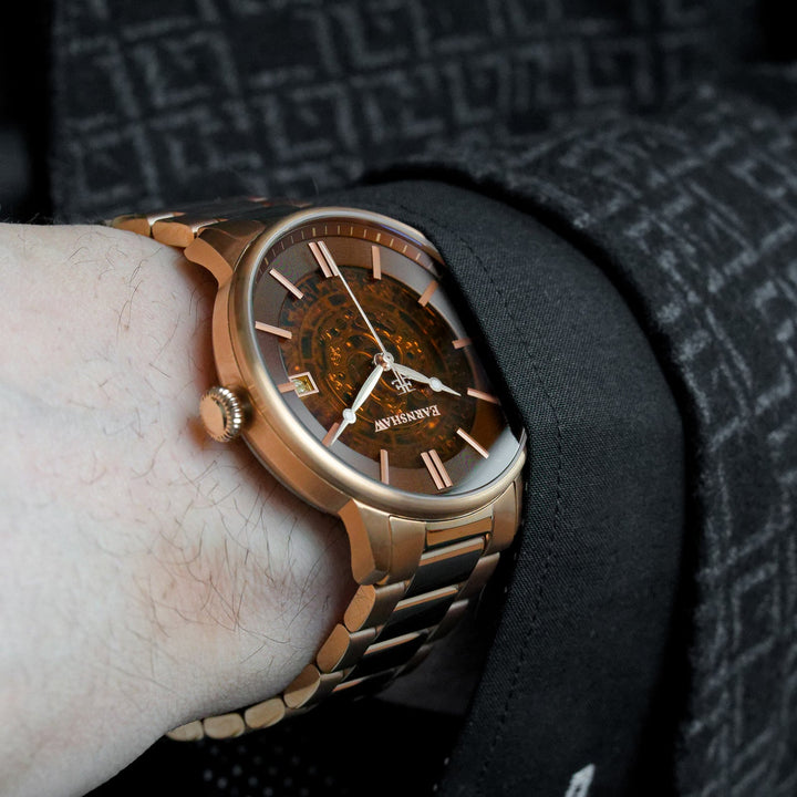 Earnshaw Vancouver Watches Rosy Brown
