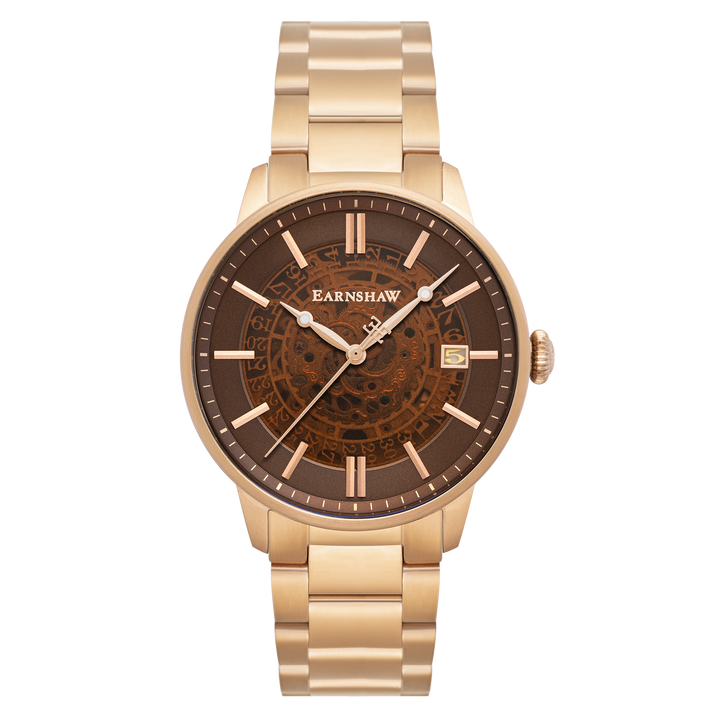 Earnshaw Vancouver Watches Rosy Brown
