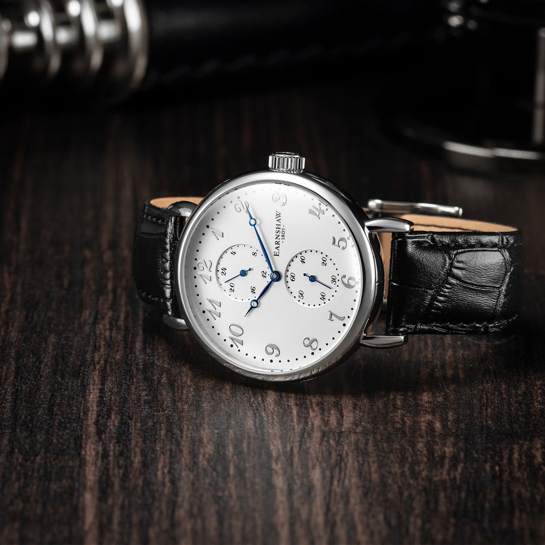 Earnshaw Grand Legacy Multi-Function Silver White