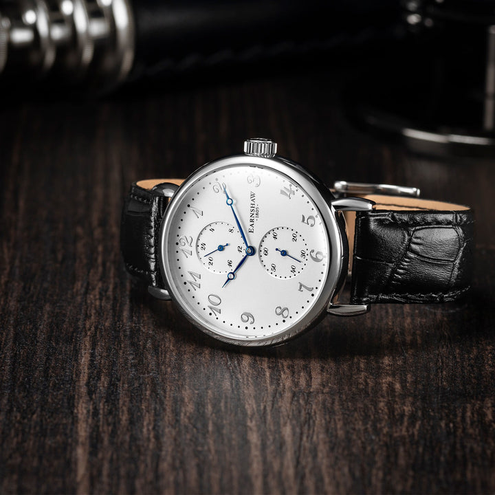 Earnshaw Grand Legacy Multi-Function Silver White