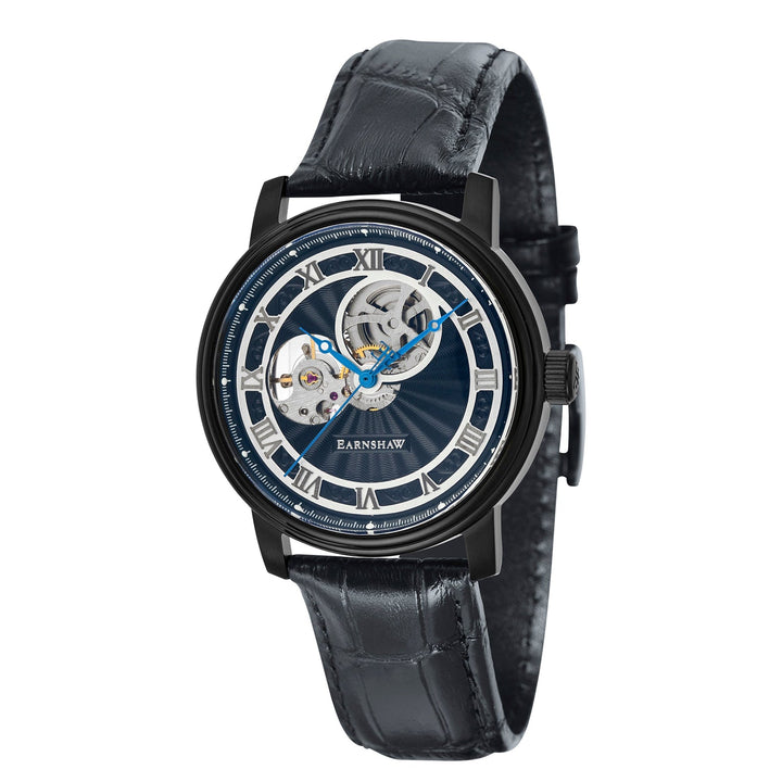 Earnshaw Westminster Mechanical Skeleton Obsidian Black