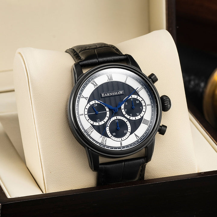 Earnshaw Longitude Multi-Function Stormy Black