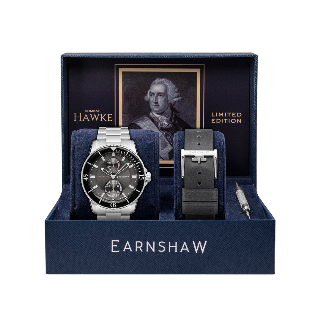 Earnshaw Hawke Power Reserve Slate Grey